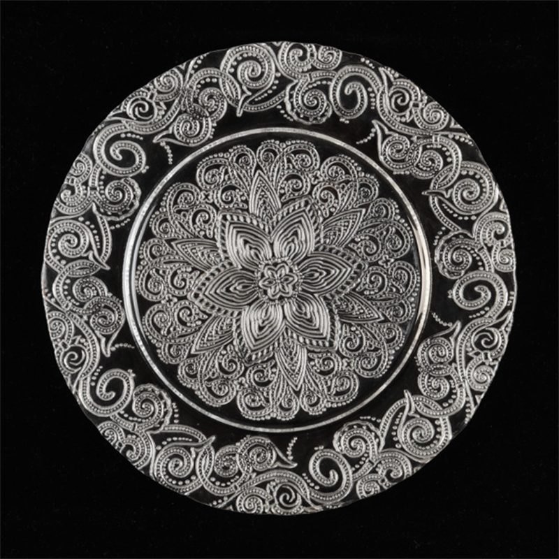 Wholesale Glass Charger Plate PZ-053 - Image 2